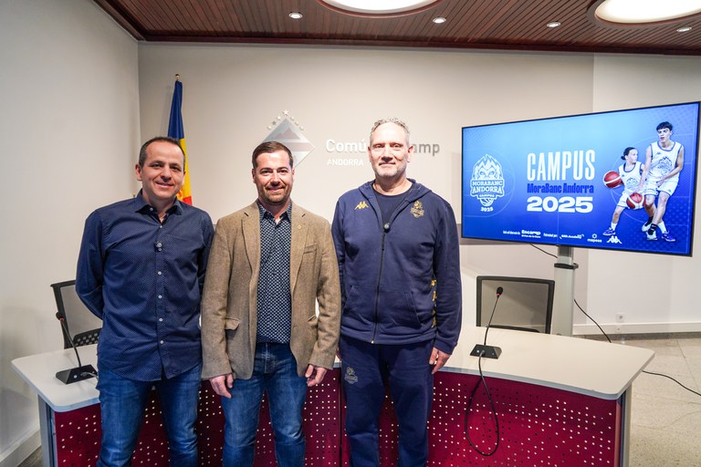 Presentació del 2n Campus de bàsquet MoraBanc a Encamp @ComuEncamp