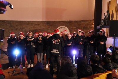 Encesa de llums al Pas de la Casa.
