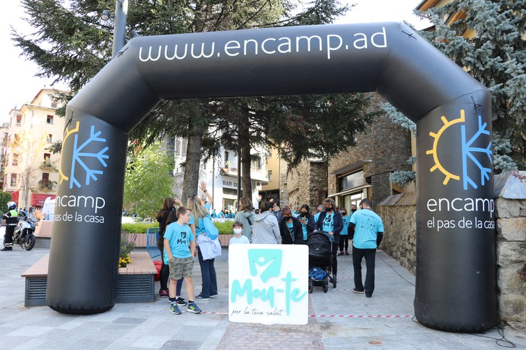 Marxa popular celebrada a Encamp en el marc de la campanya 'Mou-te per la teva salut'