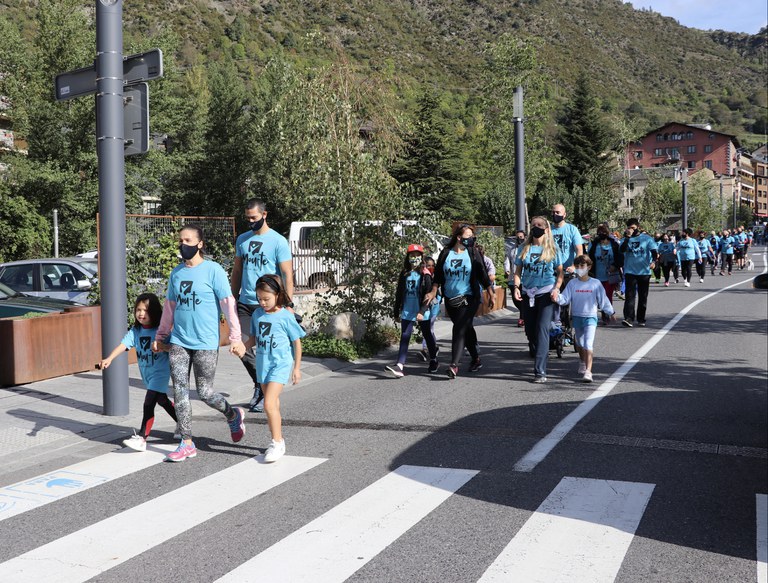 Marxa popular celebrada a Encamp en el marc de la campanya 'Mou-te per la teva salut'