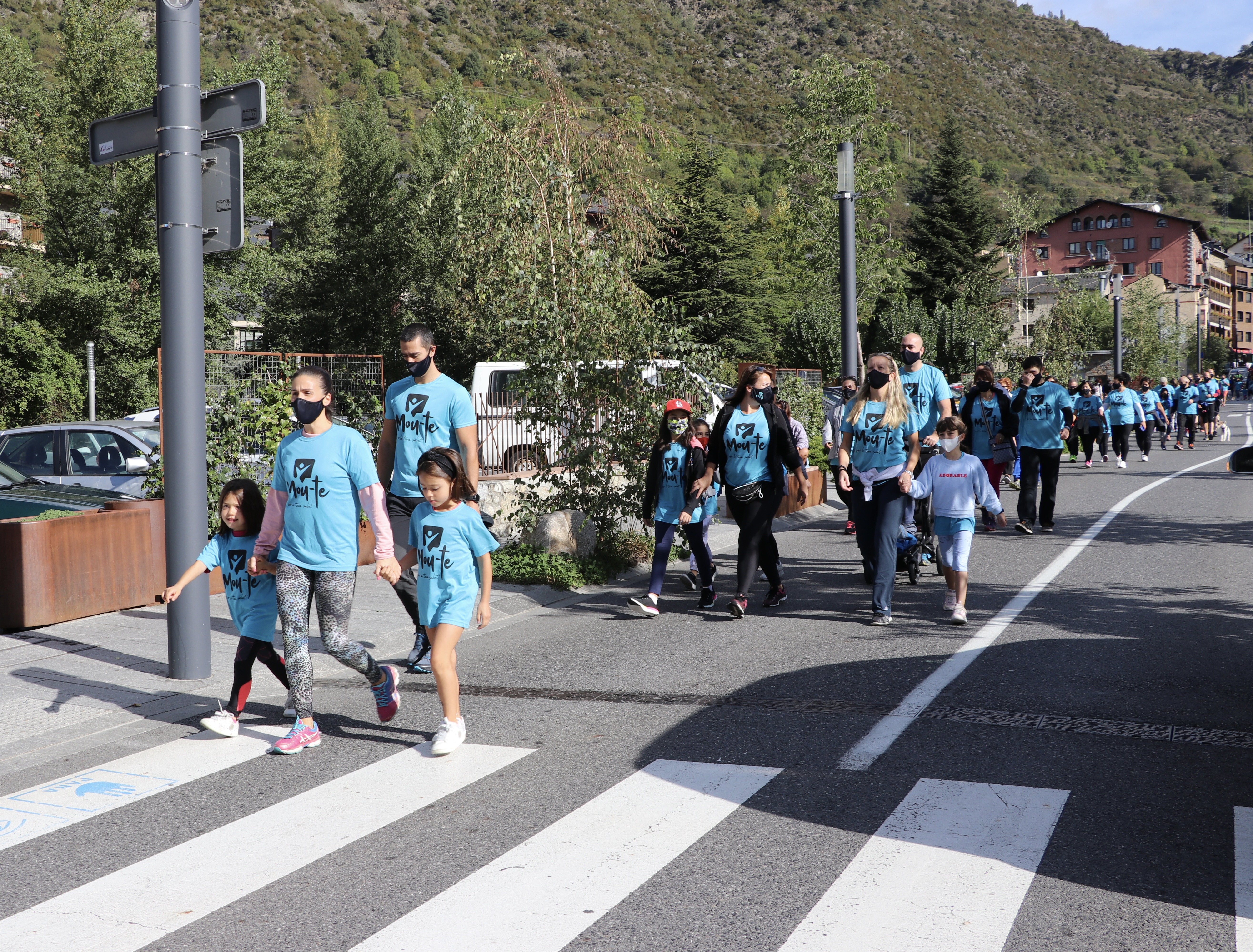 Marxa popular celebrada a Encamp en el marc de la campanya 'Mou-te per la teva salut'