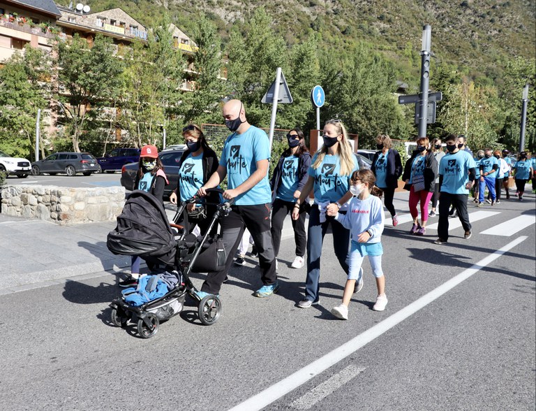Marxa popular celebrada a Encamp en el marc de la campanya 'Mou-te per la teva salut'