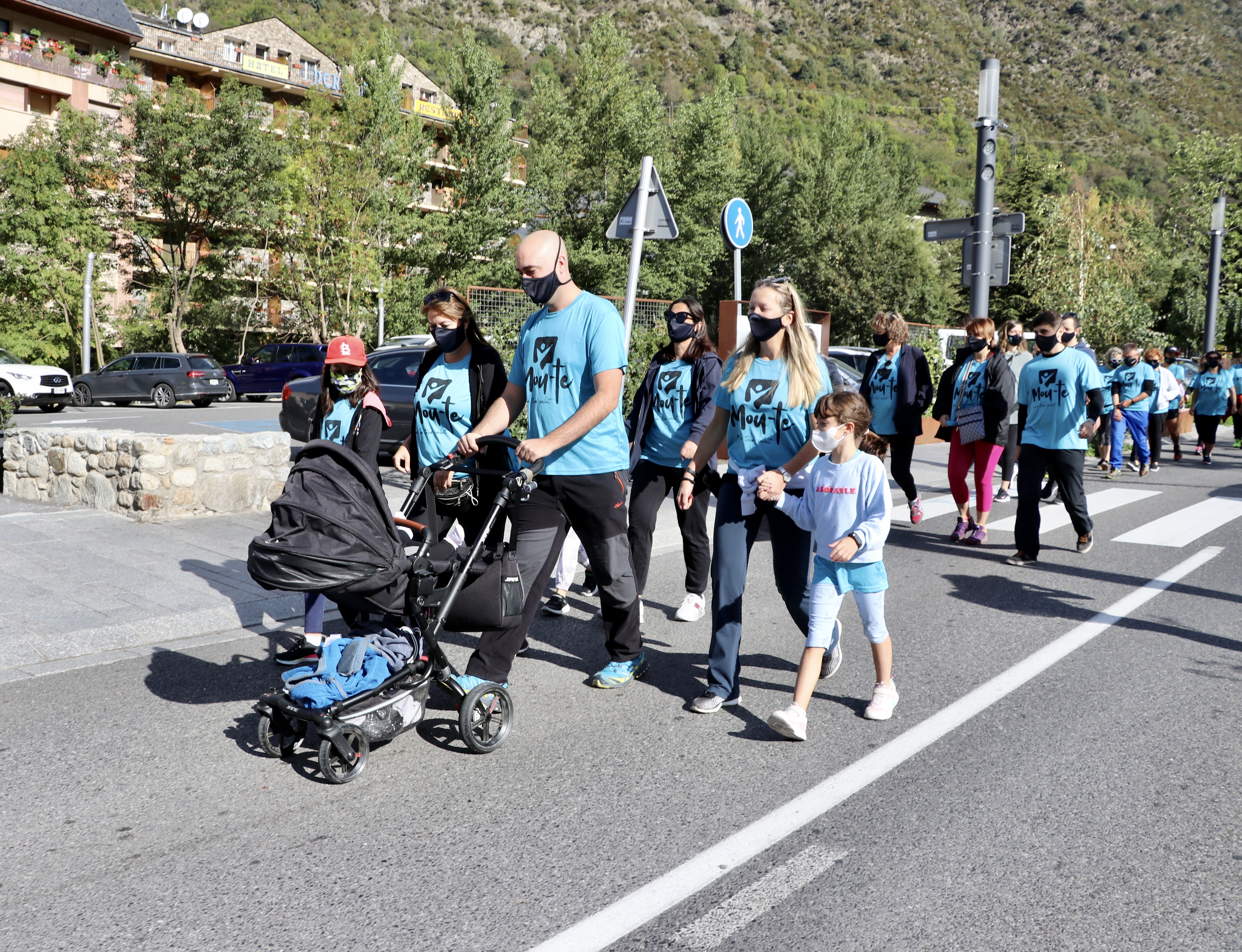 Marxa popular celebrada a Encamp en el marc de la campanya 'Mou-te per la teva salut'
