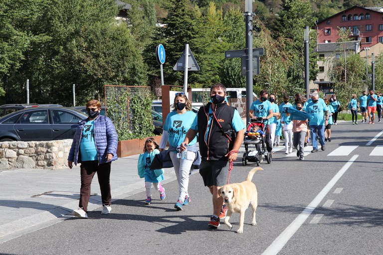 Marxa popular celebrada a Encamp en el marc de la campanya 'Mou-te per la teva salut'