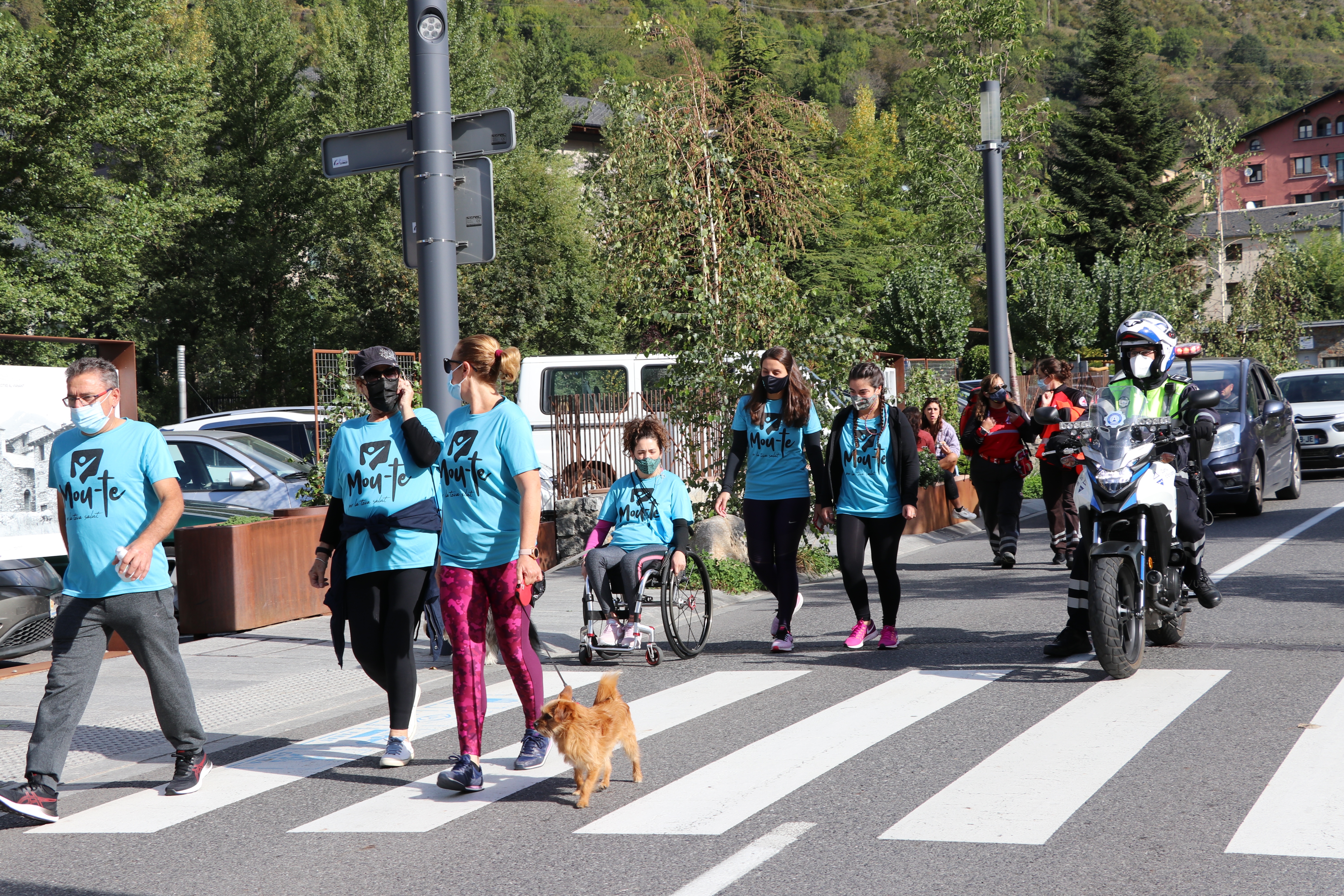 Marxa popular celebrada a Encamp en el marc de la campanya 'Mou-te per la teva salut'