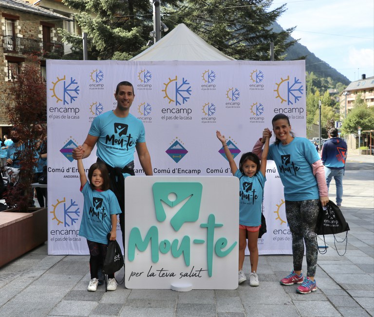 Marxa popular celebrada a Encamp en el marc de la campanya 'Mou-te per la teva salut'