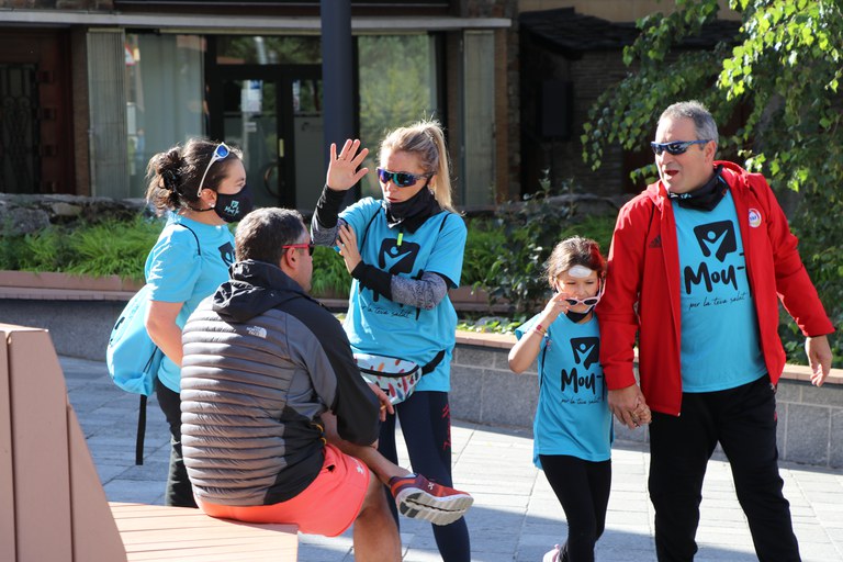 Marxa popular celebrada a Encamp en el marc de la campanya 'Mou-te per la teva salut'