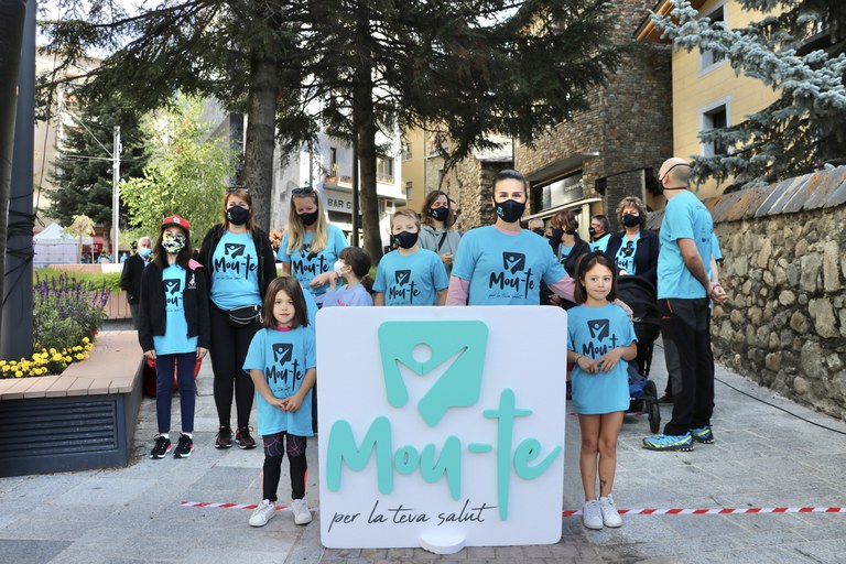 Marxa popular celebrada a Encamp en el marc de la campanya 'Mou-te per la teva salut'