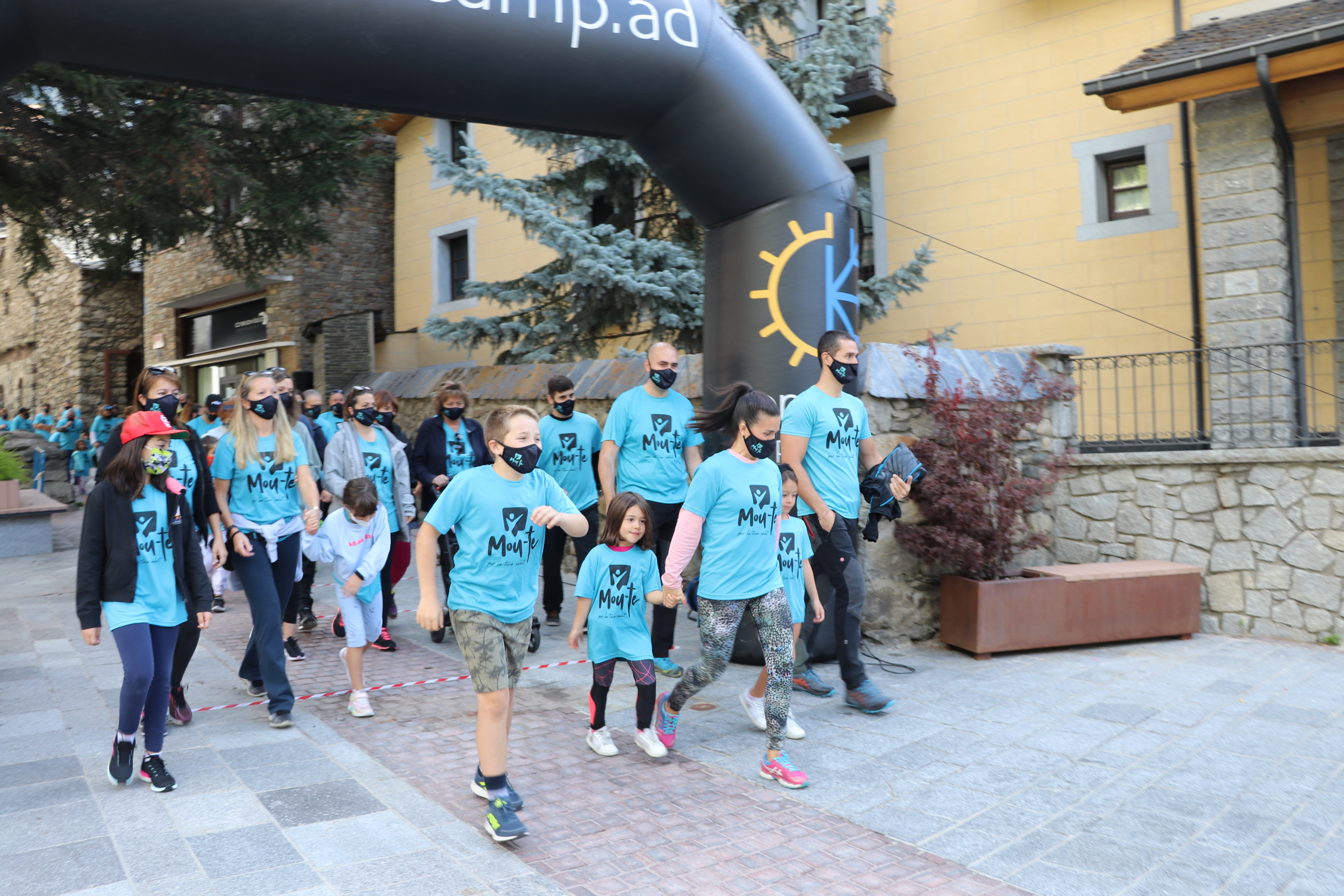 Marxa popular celebrada a Encamp en el marc de la campanya 'Mou-te per la teva salut'