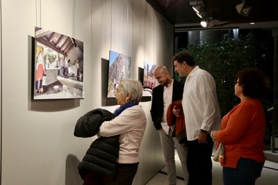 Inauguració de l'exposició 'Integrats' a casa comuna d'Encamp.