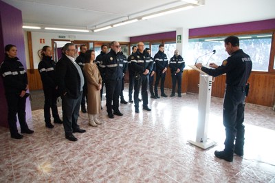 Formació agents de policia a La Baronia, Encamp.