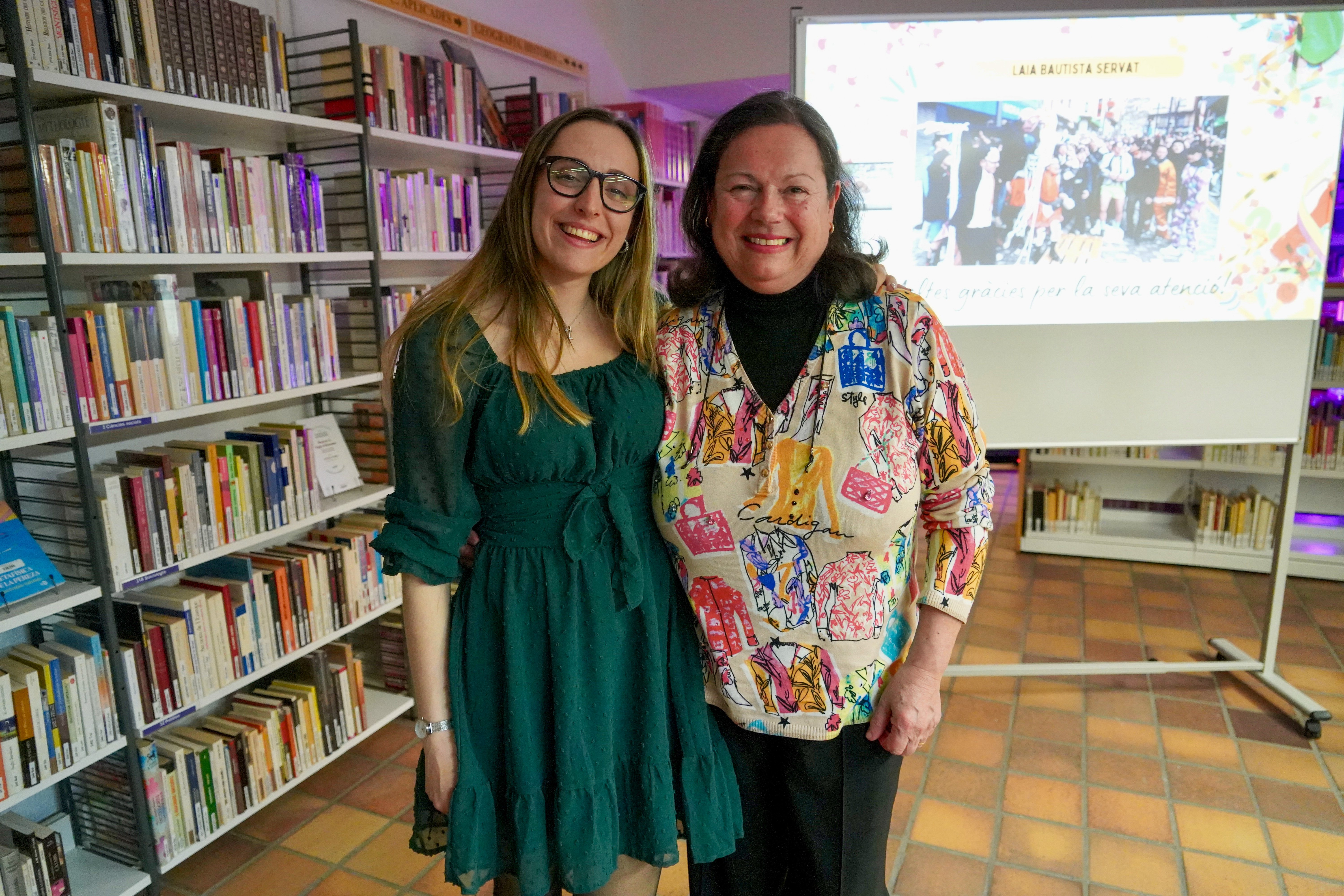 Presentació del treball 'L'Evolució del Carnaval' a la biblioteca comunal