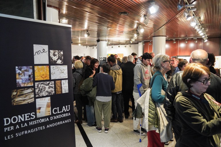 Inauguració exposició “Dones Clau per la història d’Andorra: Les sufragistes andorranes”