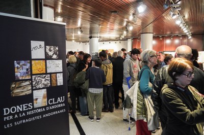 Inauguració exposició “Dones Clau per la història d’Andorra: Les sufragistes andorranes”.