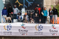 Xavier Jové amb Gares i Sabrina Solana amb Loud guanyadors de la II edició de la OTSO Trail Dog d'Encamp