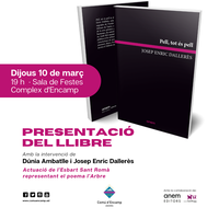 Josep Dallerès presenta per primera vegada el seu darrer llibre "Pell, tot és pell" a Encamp 
