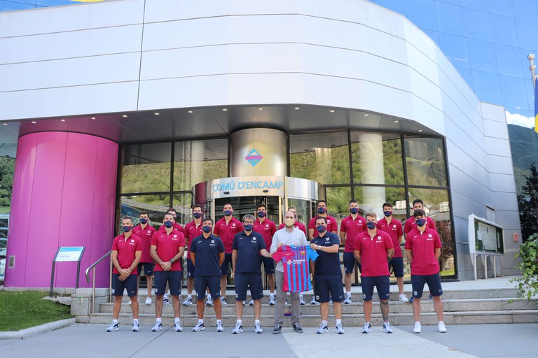 Recepció Barça Hoquei Encamp