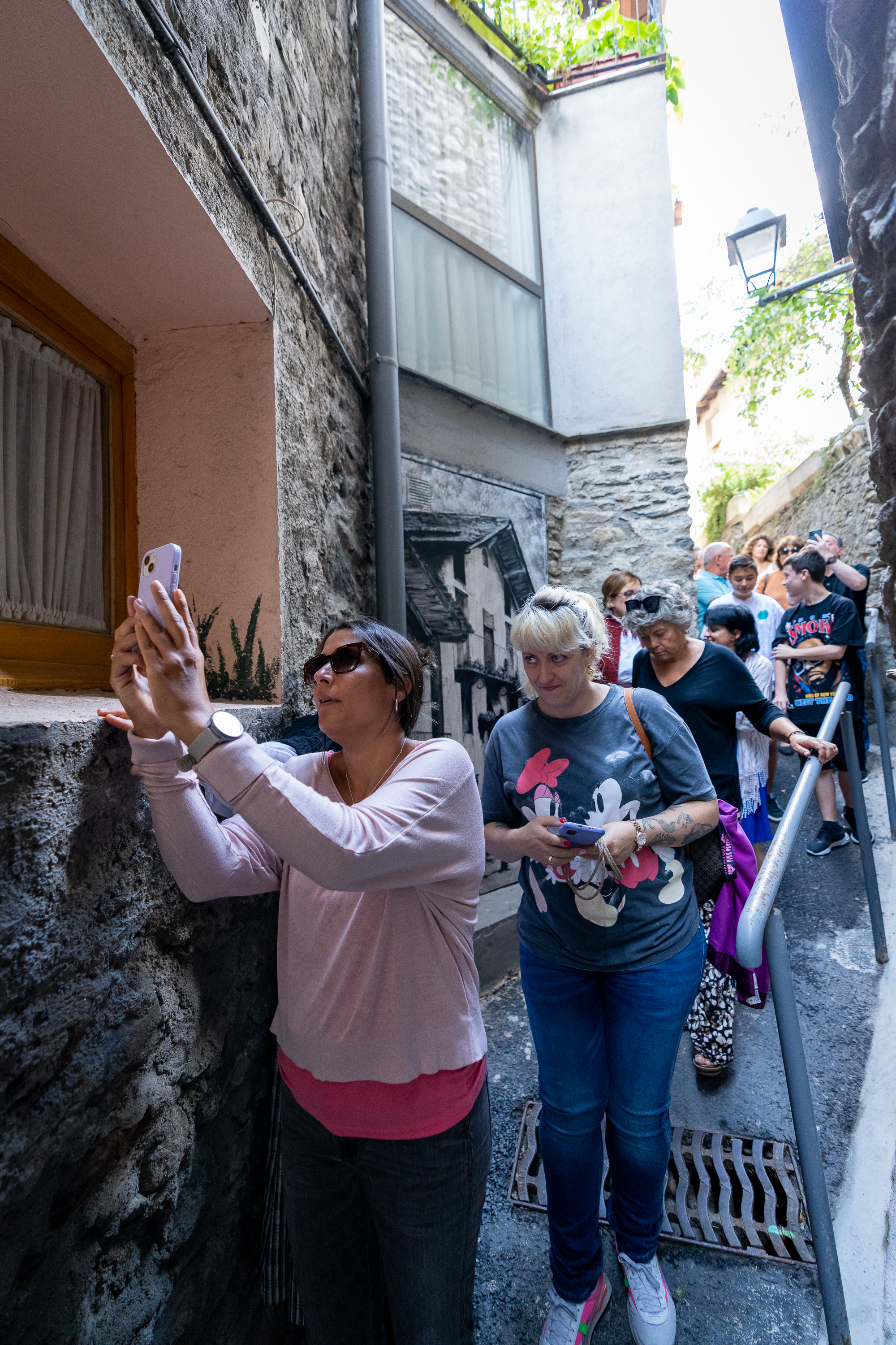 Inauguració dels murals de la Mosquera