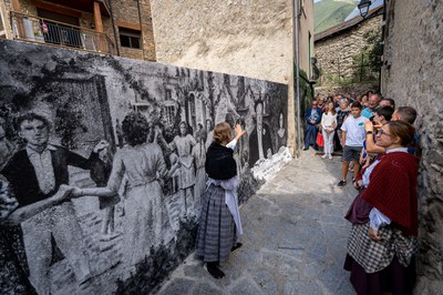 Inauguració dels murals de la Mosquera.