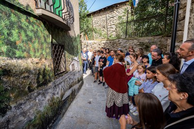 Inauguració dels murals de la Mosquera.