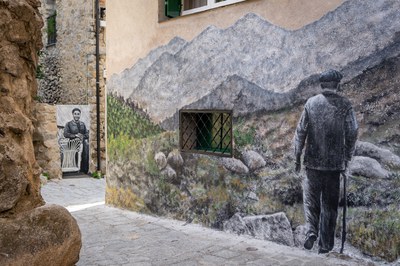 Inauguració dels murals de la Mosquera.