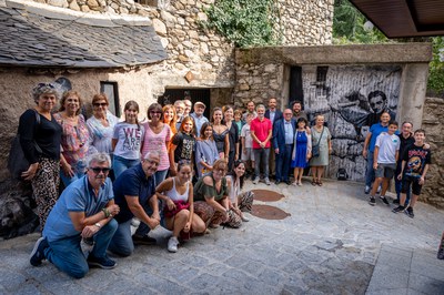 Inauguració dels murals de la Mosquera.