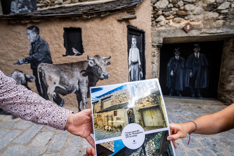Inauguració dels murals de la Mosquera