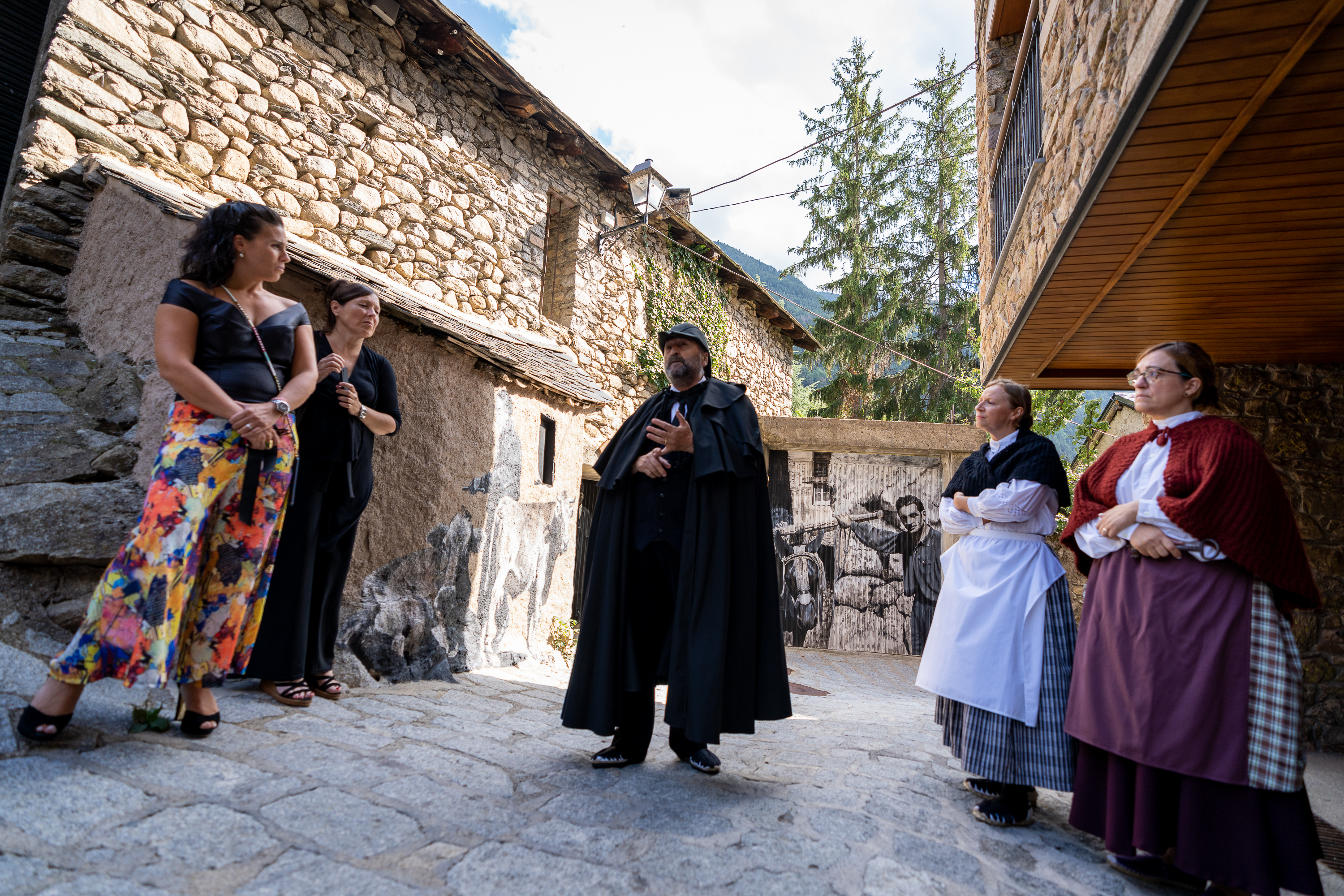 Inauguració dels murals de la Mosquera