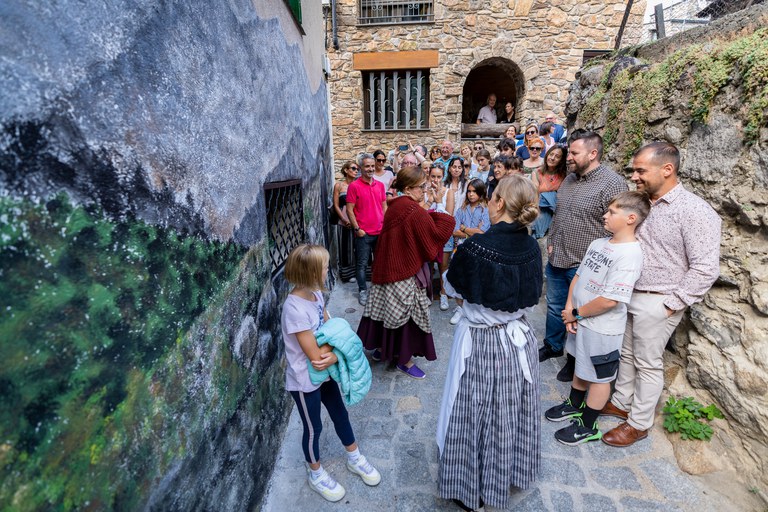 Inauguració dels murals de la Mosquera