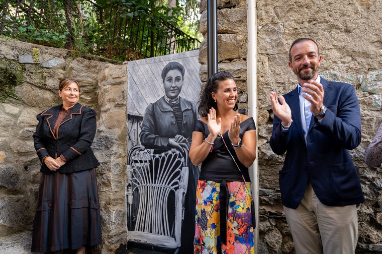 Inauguració dels murals de la Mosquera