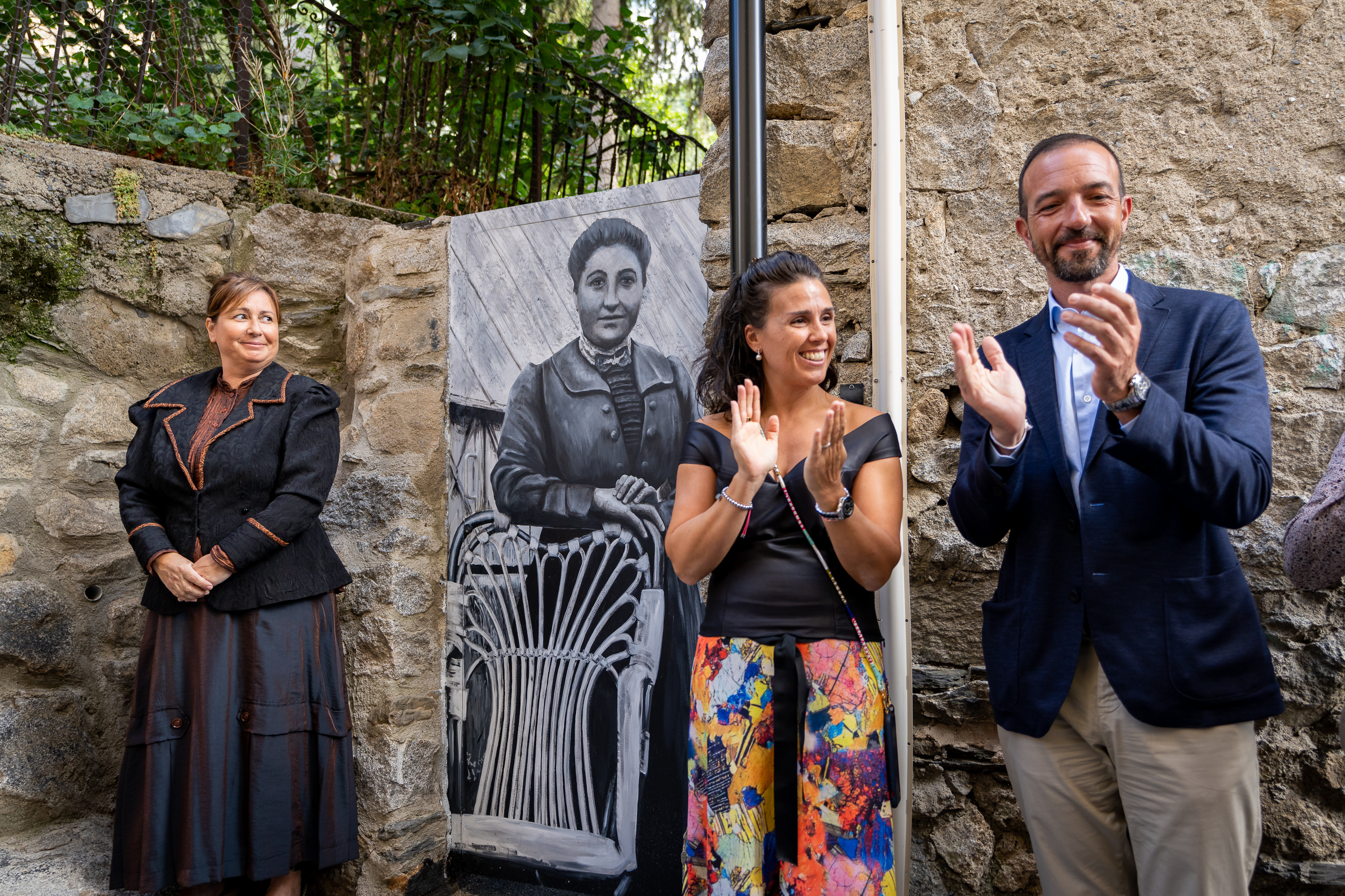 Inauguració dels murals de la Mosquera