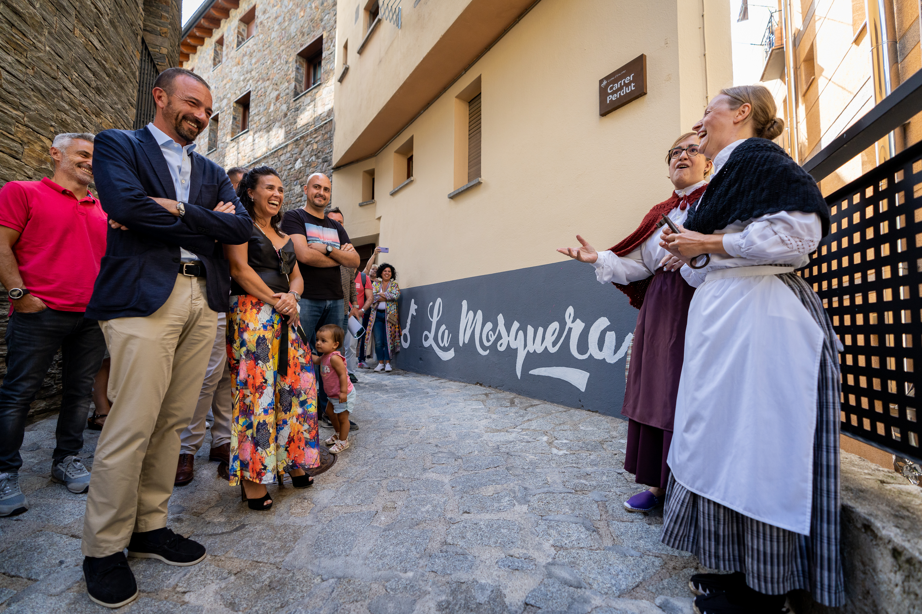 Inauguració dels murals de la Mosquera