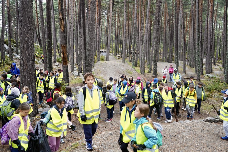 Iniciativa de recollida de residus a la zona d'Engolasters