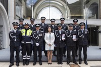 La cònsol major, Laura Mas, participa en la celebració Dia dels agents de circulació a Meritxell 