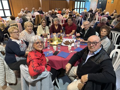 Castanyada per a la gent gran celebrada a Encamp.