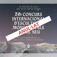 La meteorologia obliga a anul·lar el 20è concurs d’escultures de neu que s’havia de celebrar al Pas de la Casa