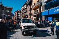 La penjada del Carnaval d’Encamp finalitza amb la cònsol major, Laura Mas, com a Carnestoltes 