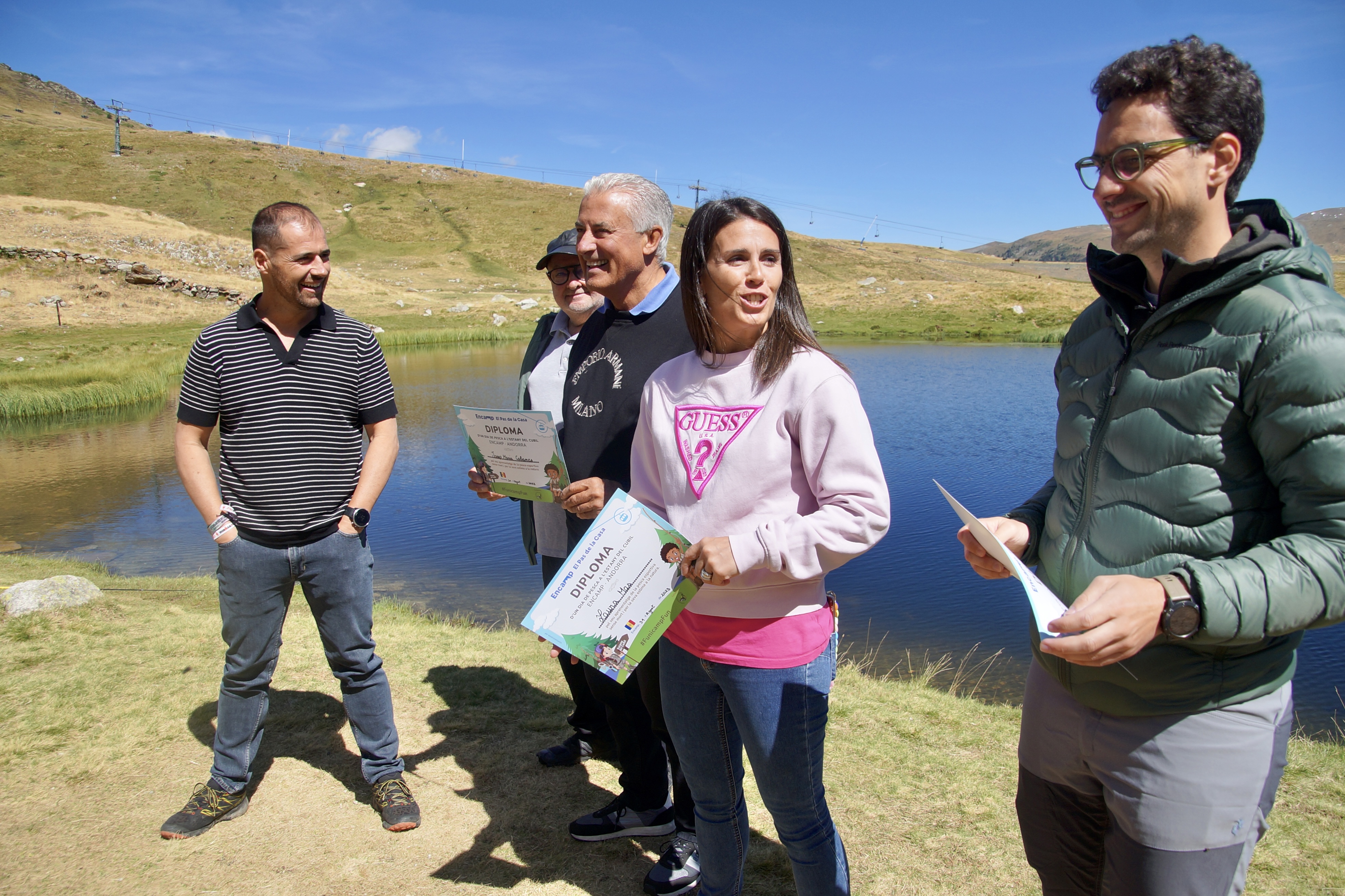 Visita i activitat pesca sense mort a l’estany del Cubil d’Encamp