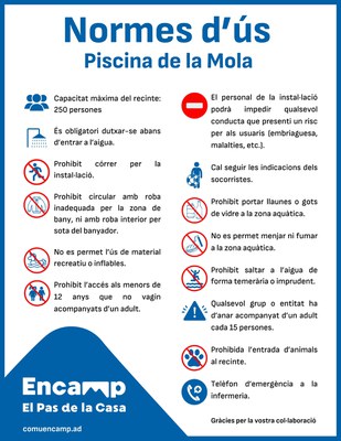 Normativa Piscina de la Mola tanca entrada (58x75 cm).jpg.