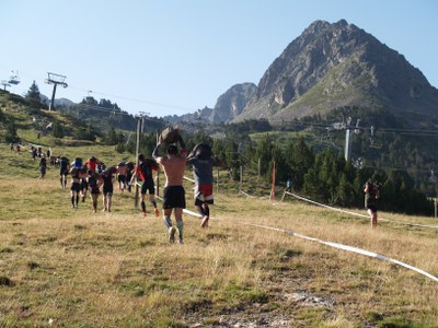 La Reebok Spartan Race omple Grau Roig .