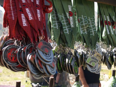 La Reebok Spartan Race omple Grau Roig .