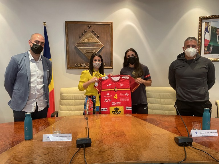Recepció de la RFEBM al Comú d'Encamp 