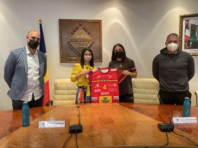 Recepció de la RFEBM al Comú d'Encamp .