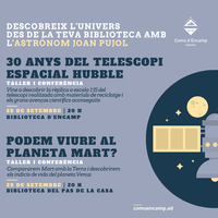 Les biblioteques d’Encamp i el Pas de la Casa ens porten a descobrir l’univers amb l’astrònom i divulgador Joan Pujol 