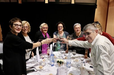 Dinar de Nadal de la gent gran a Encamp.