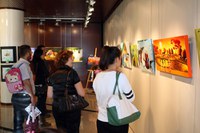 Les escoles artístiques de pintura i dibuix omplen la sala d'exposicions del Comú d'Encamp
