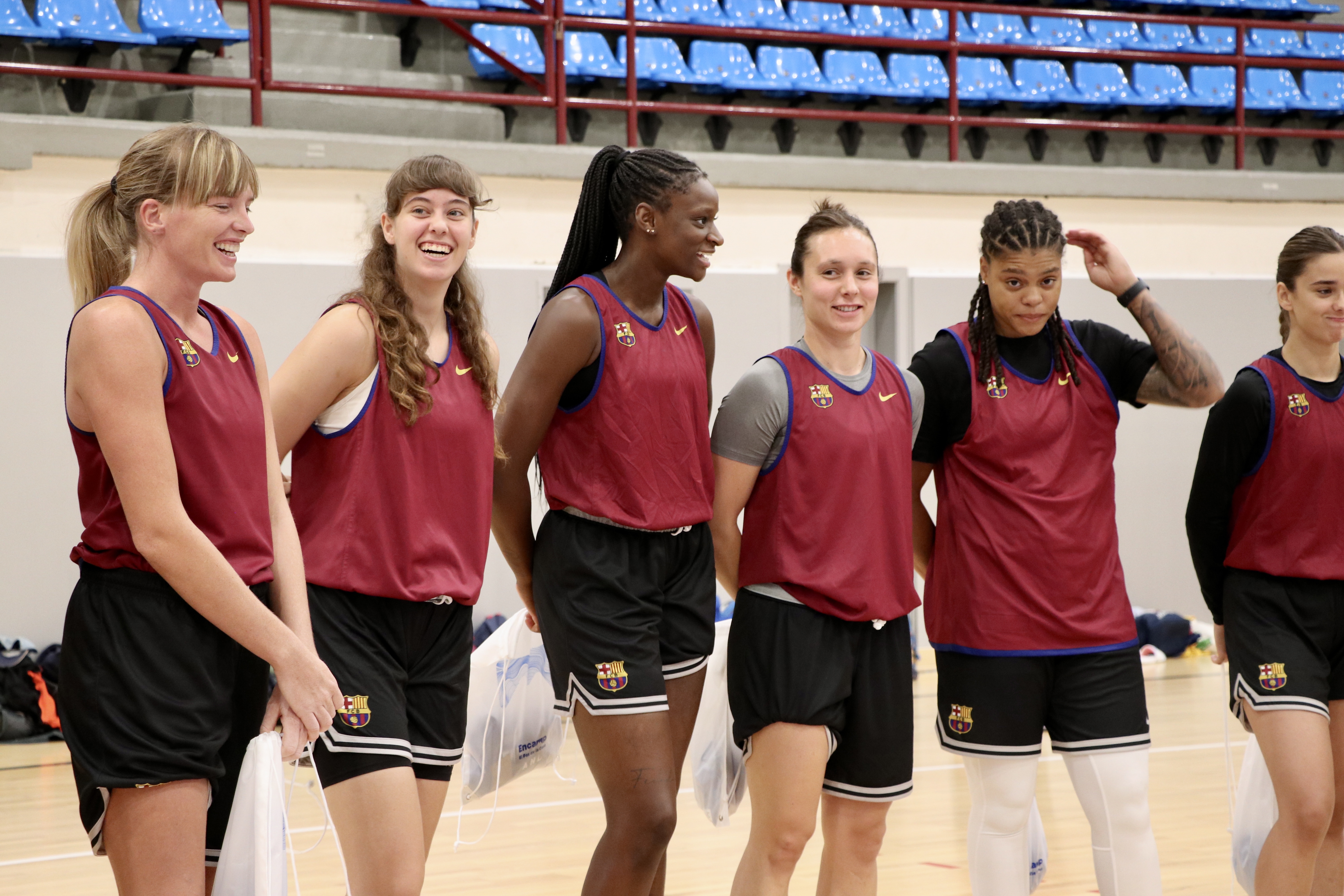 Estada del Barça CBS i activitat amb els i les infants de l'Àrea de Jovent i les joves de la Federació Andorrana de Basquetbol