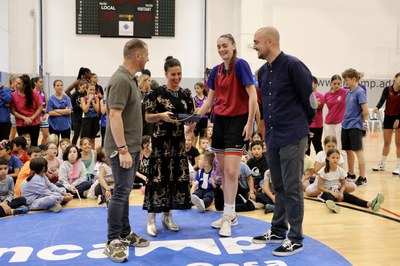 Estada del Barça CBS i activitat amb els i les infants de l'Àrea de Jovent i les joves de la Federació Andorrana de Basquetbol.