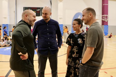 Estada del Barça CBS i activitat amb els i les infants de l'Àrea de Jovent i les joves de la Federació Andorrana de Basquetbol.