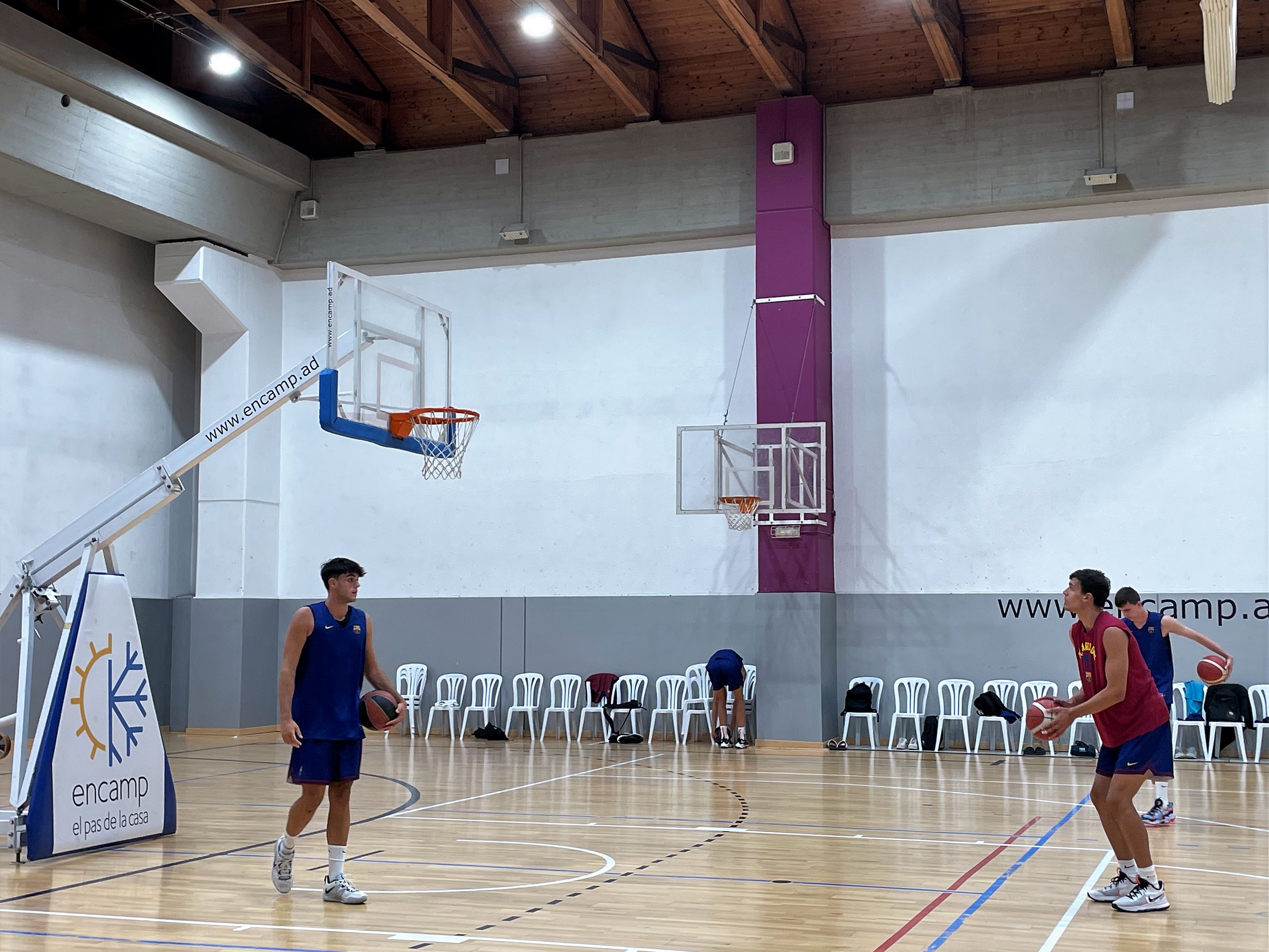 Estada del Barça Atlètic de bàsquet a Encamp